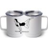 10 oz. White Stainless Steel Coffee Mug Thumbnail