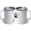 10 oz. White Stainless Steel Coffee Mug Thumbnail