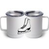 10 oz. White Stainless Steel Coffee Mug Thumbnail