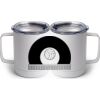 10 oz. White Stainless Steel Coffee Mug Thumbnail