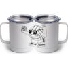 10 oz. White Stainless Steel Coffee Mug Thumbnail