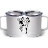 10 oz. White Stainless Steel Coffee Mug Thumbnail