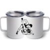 10 oz. White Stainless Steel Coffee Mug Thumbnail