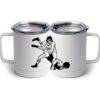 10 oz. White Stainless Steel Coffee Mug Thumbnail