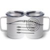 10 oz. White Stainless Steel Coffee Mug Thumbnail