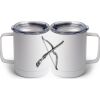 10 oz. White Stainless Steel Coffee Mug Thumbnail