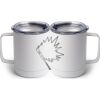 10 oz. White Stainless Steel Coffee Mug Thumbnail