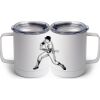 10 oz. White Stainless Steel Coffee Mug Thumbnail