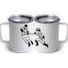 10 oz. White Stainless Steel Coffee Mug Thumbnail
