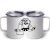 10 oz. White Stainless Steel Coffee Mug Thumbnail