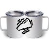 10 oz. White Stainless Steel Coffee Mug Thumbnail