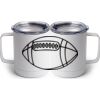 10 oz. White Stainless Steel Coffee Mug Thumbnail