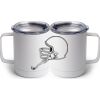 10 oz. White Stainless Steel Coffee Mug Thumbnail