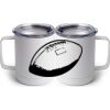 10 oz. White Stainless Steel Coffee Mug Thumbnail