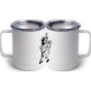 10 oz. White Stainless Steel Coffee Mug Thumbnail