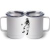 10 oz. White Stainless Steel Coffee Mug Thumbnail