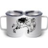 10 oz. White Stainless Steel Coffee Mug Thumbnail