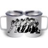 10 oz. White Stainless Steel Coffee Mug Thumbnail