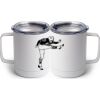 10 oz. White Stainless Steel Coffee Mug Thumbnail