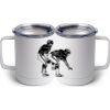 10 oz. White Stainless Steel Coffee Mug Thumbnail