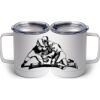 10 oz. White Stainless Steel Coffee Mug Thumbnail