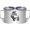 10 oz. White Stainless Steel Coffee Mug Thumbnail