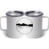 10 oz. White Stainless Steel Coffee Mug Thumbnail
