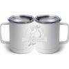 10 oz. White Stainless Steel Coffee Mug Thumbnail