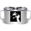 10 oz. White Stainless Steel Coffee Mug Thumbnail