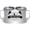 10 oz. White Stainless Steel Coffee Mug Thumbnail