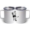 10 oz. White Stainless Steel Coffee Mug Thumbnail