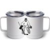 10 oz. White Stainless Steel Coffee Mug Thumbnail