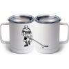 10 oz. White Stainless Steel Coffee Mug Thumbnail