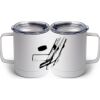 10 oz. White Stainless Steel Coffee Mug Thumbnail