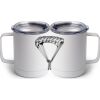 10 oz. White Stainless Steel Coffee Mug Thumbnail