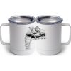 10 oz. White Stainless Steel Coffee Mug Thumbnail