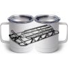 10 oz. White Stainless Steel Coffee Mug Thumbnail