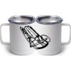 10 oz. White Stainless Steel Coffee Mug Thumbnail