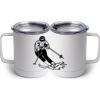 10 oz. White Stainless Steel Coffee Mug Thumbnail
