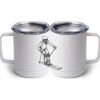 10 oz. White Stainless Steel Coffee Mug Thumbnail