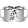 10 oz. White Stainless Steel Coffee Mug Thumbnail