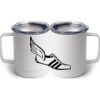 10 oz. White Stainless Steel Coffee Mug Thumbnail