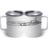 10 oz. White Stainless Steel Coffee Mug Thumbnail