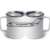 10 oz. White Stainless Steel Coffee Mug Thumbnail