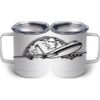 10 oz. White Stainless Steel Coffee Mug Thumbnail