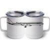 10 oz. White Stainless Steel Coffee Mug Thumbnail