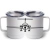 10 oz. White Stainless Steel Coffee Mug Thumbnail