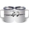 10 oz. White Stainless Steel Coffee Mug Thumbnail