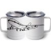 10 oz. White Stainless Steel Coffee Mug Thumbnail