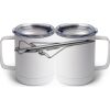 10 oz. White Stainless Steel Coffee Mug Thumbnail